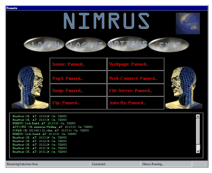 Picture of the Network Monitoring Software